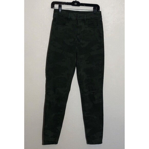American Eagle Womens Sz 8 Next Level Stretch Camo High Waisted Jegging Pants - Picture 1 of 14